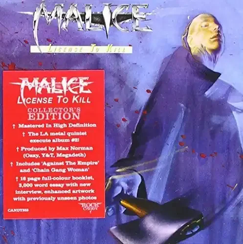 Malice License To Kill – COMPACT DISCS