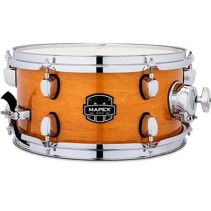 Mapex MPX Maple/Poplar Hybrid Shell Side Snare Drum 12 x 6 in. Gloss Natural