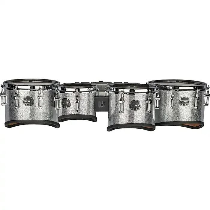 Mapex Quantum Mark II Series California Cut Tenor Small Marching Quad 8, 10, 12, 13 in. Diamond Dazzle Guitar Center