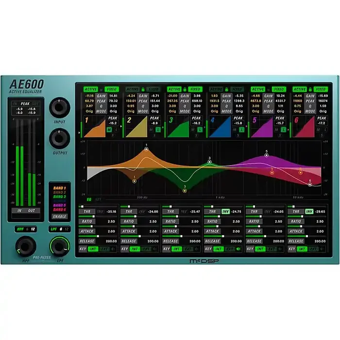 McDSP AE600 Active EQ Native v7 Guitar Center