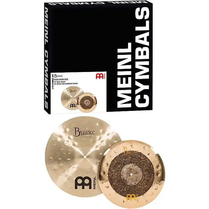MEINL Byzance Mixed Set Crash Cymbal Pack, 16″ & 18″ Guitar Center