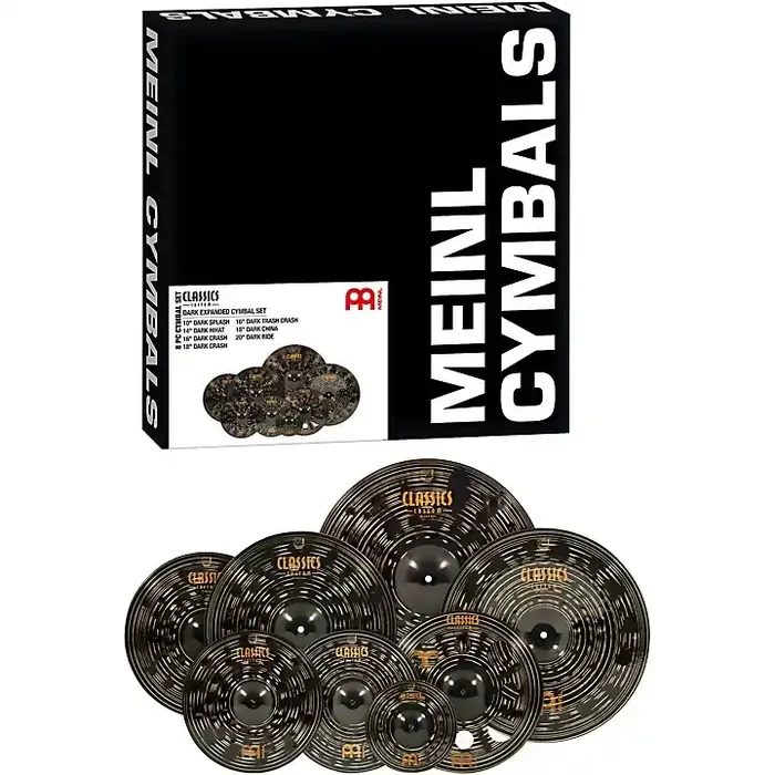 MEINL Classics Custom Dark Expanded Cymbal Set 2 Guitar Center
