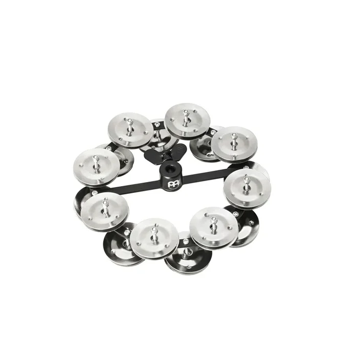 Meinl Headliner Hi Hat Tambourine | Double Row in Black