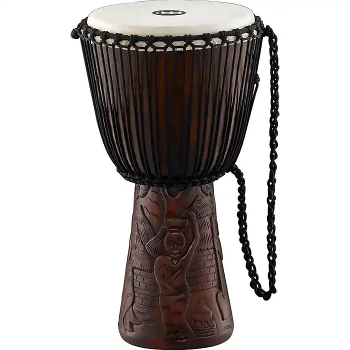 MEINL Professional African Djembe Large African Village Carving Guitar Center