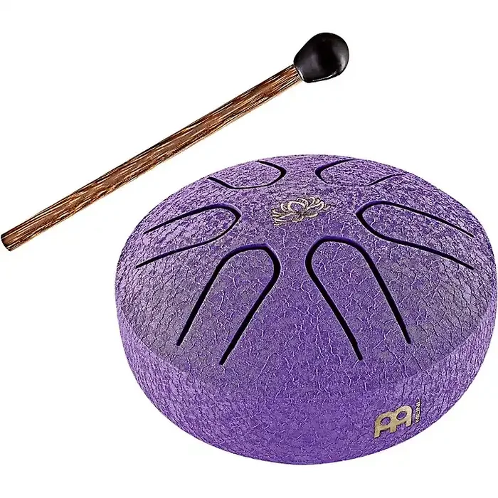 MEINL Sonic Energy A Major Pocket Steel Tongue Drum, Lotus Flower Guitar Center