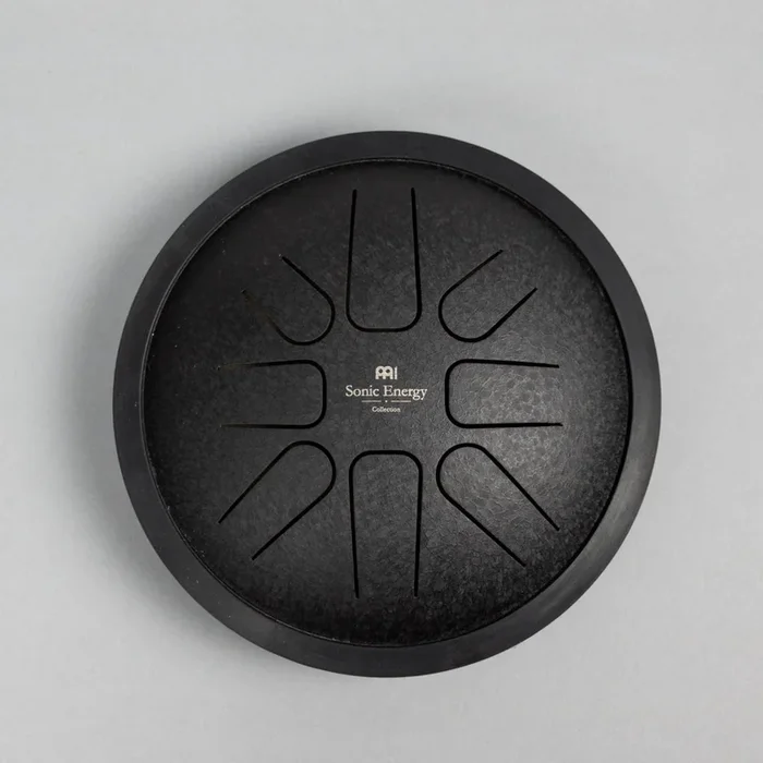 Meinl Sonic Energy SSTD1BK 7″ Small Steel Tongue Drum, F Minor, Black