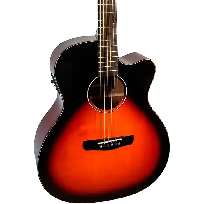Merida Red Fox Imperial Series Grand Auditorium Acoustic-Electric Guitar Sunburst Guitar Center