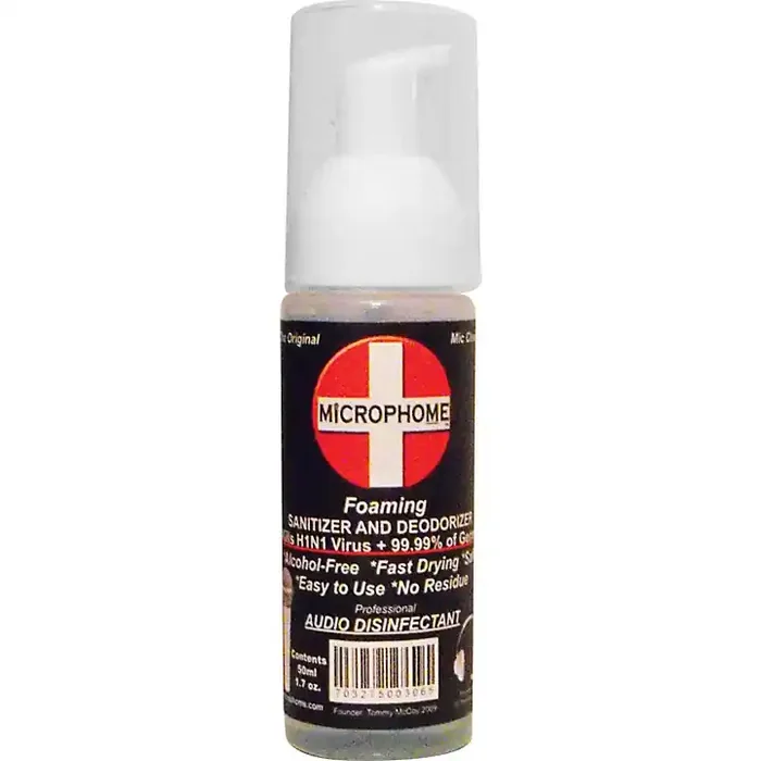 Microphome Microphone Foam Sanitizer Bottle 50 mL Guitar Center