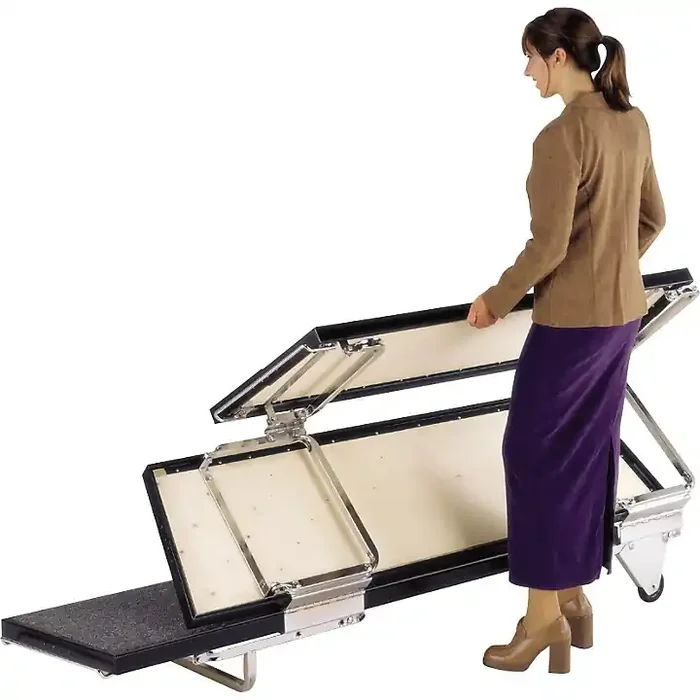 Midwest Folding Products TransFold Choral Risers 72 in. Wide, 3 Levels Guitar Center