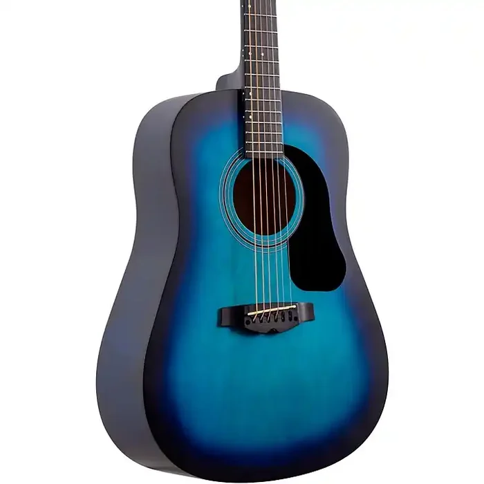 Mitchell Launch D75S Starter Dreadnought Acoustic Guitar Blue Burst Guitar Center