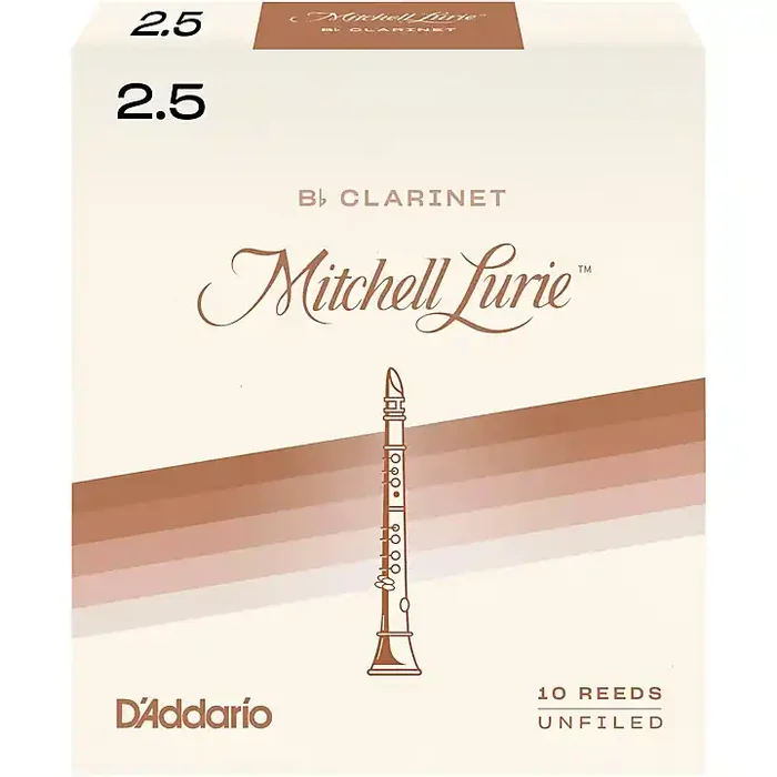 Mitchell Lurie Bb Clarinet Reeds Strength 2.5 Box of 10 Guitar Center
