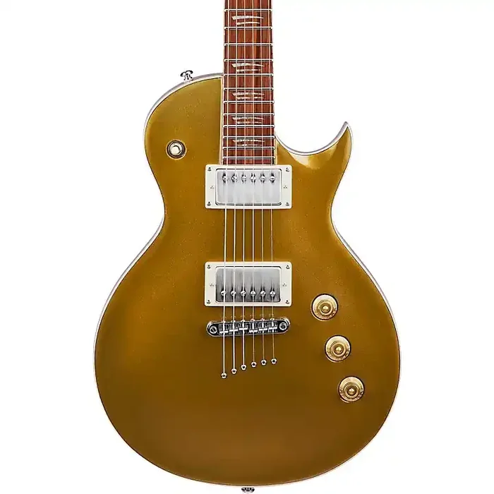 Mitchell MS450 Modern Single-Cutaway Electric Guitar Gold Sparkle Guitar Center