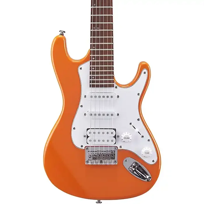 Mitchell TD100 Short-Scale Electric Guitar Orange 3-Ply White Pickguard Guitar Center