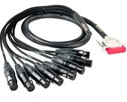 Mogami Gold DB25-XLRF03 XLR Female Snake – 3 Feet