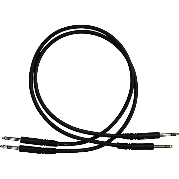 Mogami Gold Series 18″ TT Patch Cables – Pair Black 18 in. Guitar Center