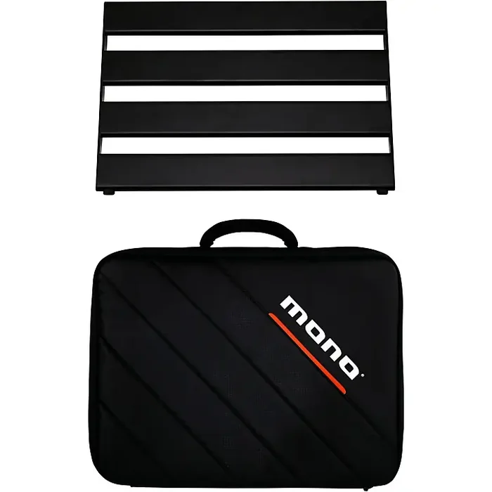 MONO Pedalboard Rail and Stealth Club Accessory Case Small Black Guitar Center