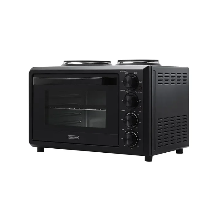 Morphy Richards Benchtop Convection Oven with Hot Plates 32L (Black)