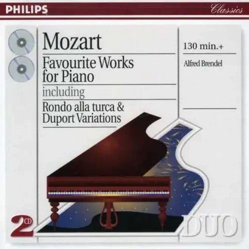 Mozart / Brendel Favorite Works for Piano – COMPACT DISCS