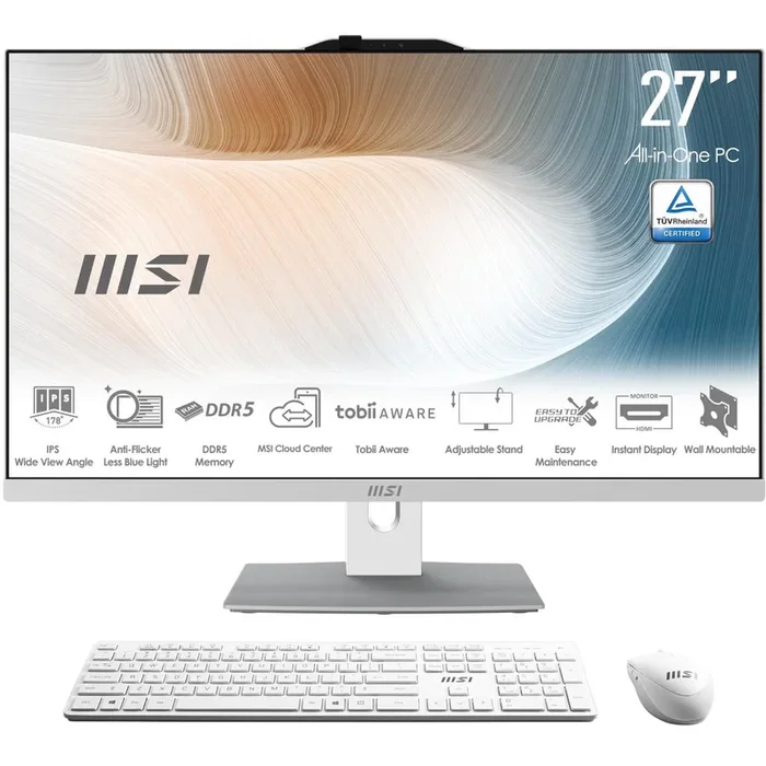 MSI Modern AIO AM272P 27″ FHD Desktop All-in-One PC (14th Gen Intel Core 7)[1TB]