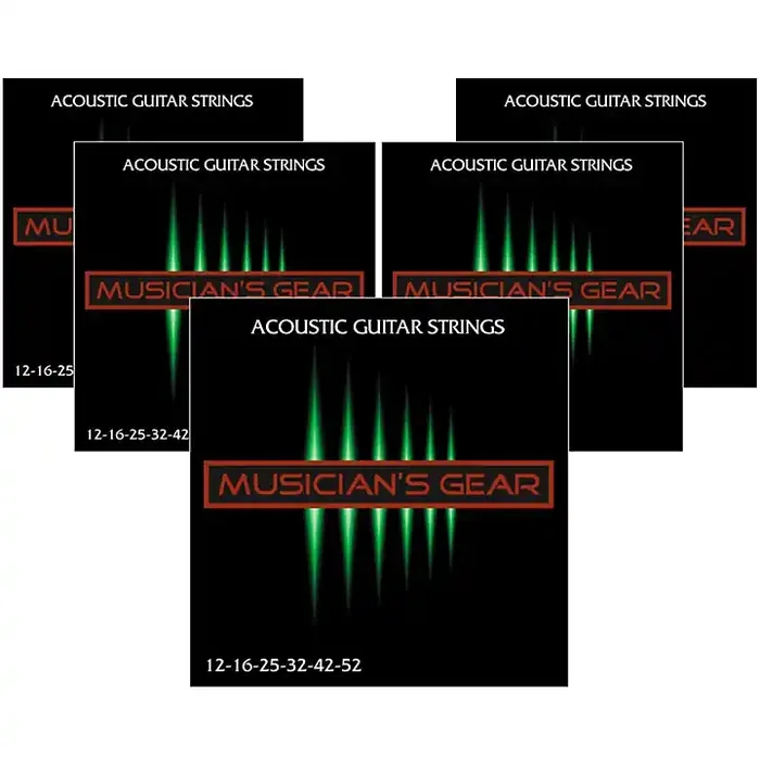 Musician‘s Gear 80/20 Bronze Acoustic Guitar Strings Light 5-Pack Guitar Center