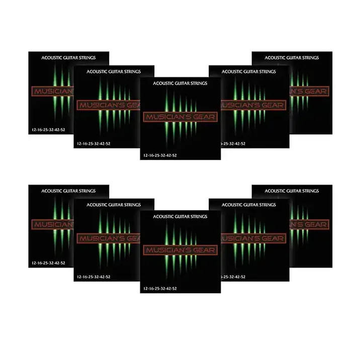 Musician‘s Gear Acoustic 12 80/20 Bronze Acoustic Guitar Strings 10-Pack Guitar Center