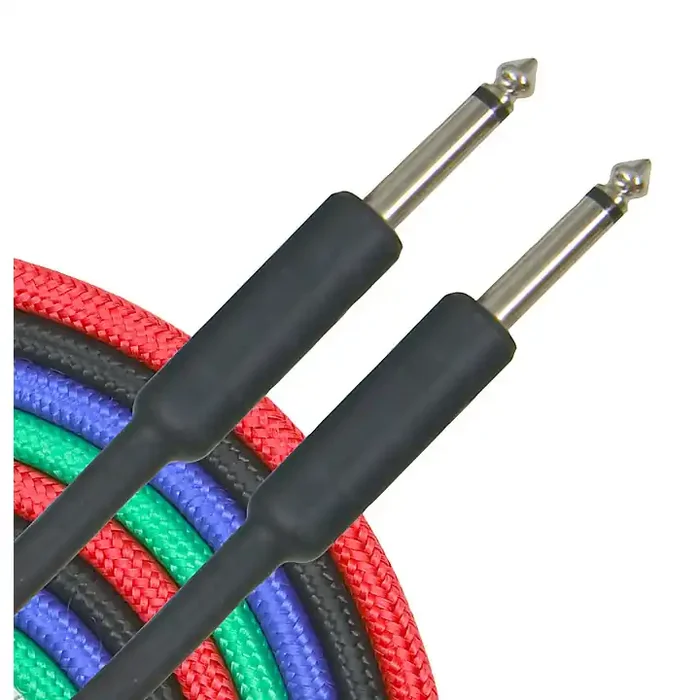 Musician‘s Gear Braided Instrument Cable 1/4″ Blue 3 ft. Guitar Center