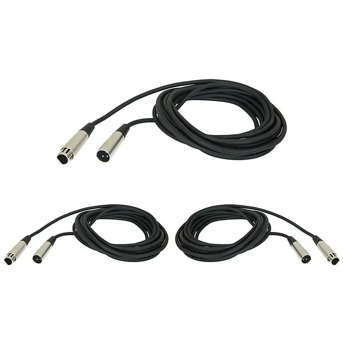 Musician‘s Gear PRO20M XLR 20 Foot Microphone Cable 3-Pack 20 ft. Guitar Center