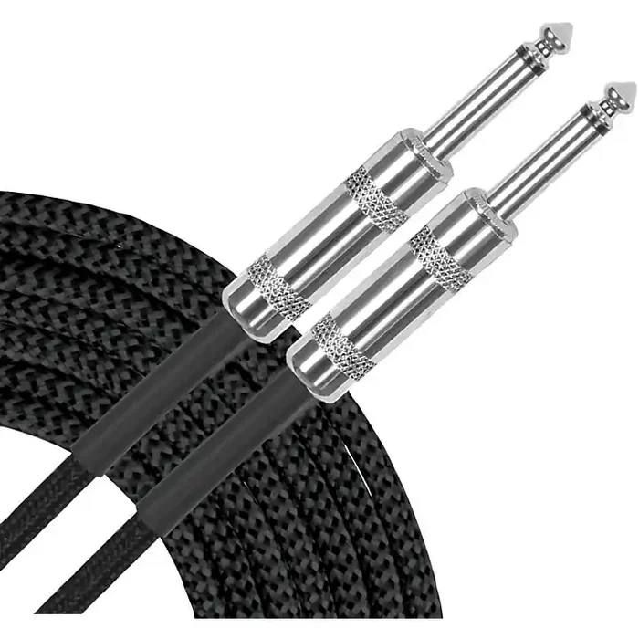 Musician‘s Gear Standard Instrument Cable Black Braid 20 ft. Black Guitar Center