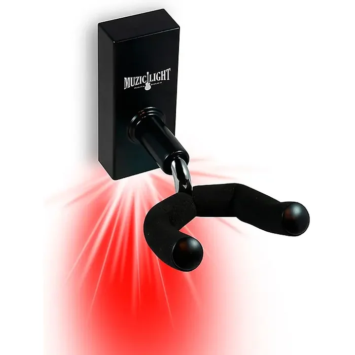 MuzicLight Guitar Wall Hanger – Red Guitar Center