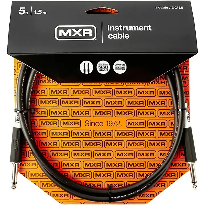 MXR Instrument Cable 5 ft. Black Guitar Center