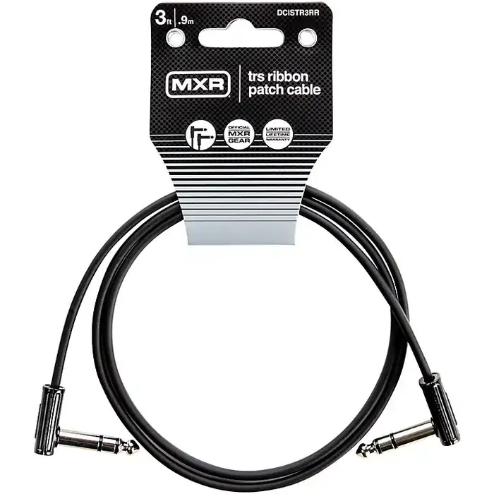 MXR TRS Ribbon Patch Cable 3 ft. Black Guitar Center