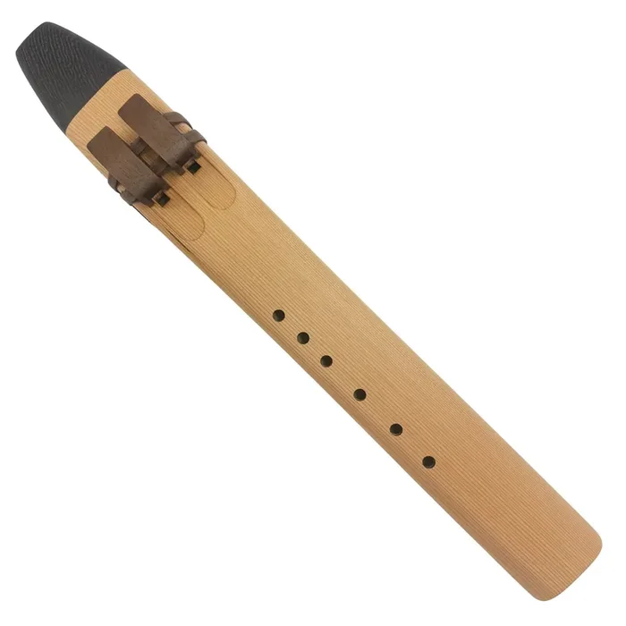 Native American Drone Flute in G minor by Nash Tavewa, Western Red Cedar with Wenge Mouthpiece