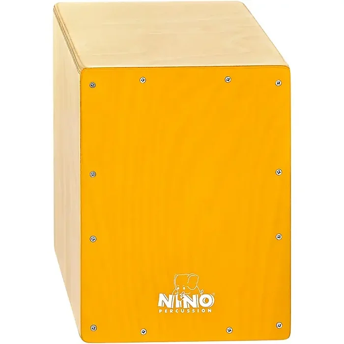 Nino Birch Cajon 13 x 9.75 in. Yellow Guitar Center