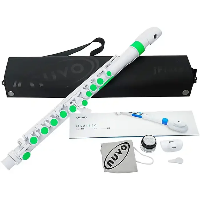 Nuvo jFlute 2.0 White/Green Guitar Center