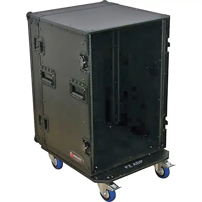 Odyssey Black Label 16-Space Amp Rack with Wheels Guitar Center
