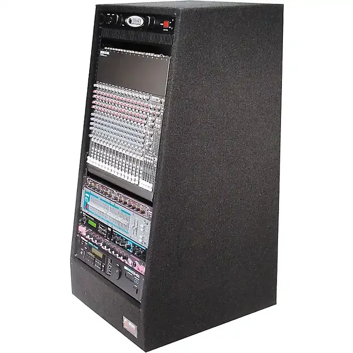Odyssey Carpeted Studio Rack with Wheels 20 Space Guitar Center