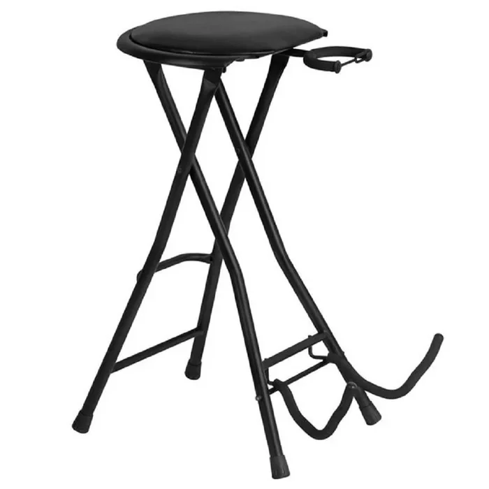 On Stage DT7500 Guitarist Stool with Footrest and Guitar Stand