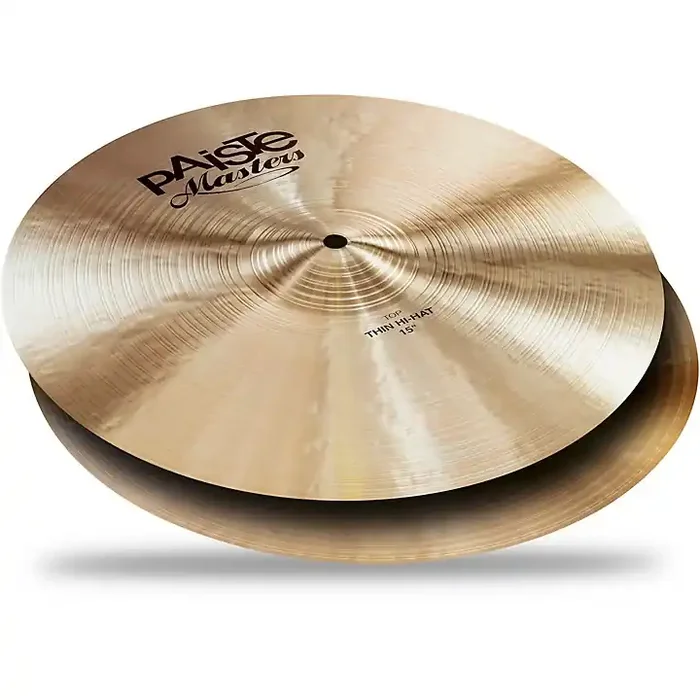 Paiste Masters Thin Hi-Hat Cymbals 15 in. Bottom Guitar Center