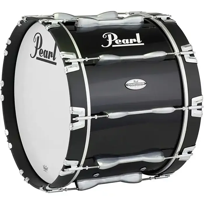 Pearl 28×14″ Championship Maple Marching Bass Drum Midnight Black Guitar Center