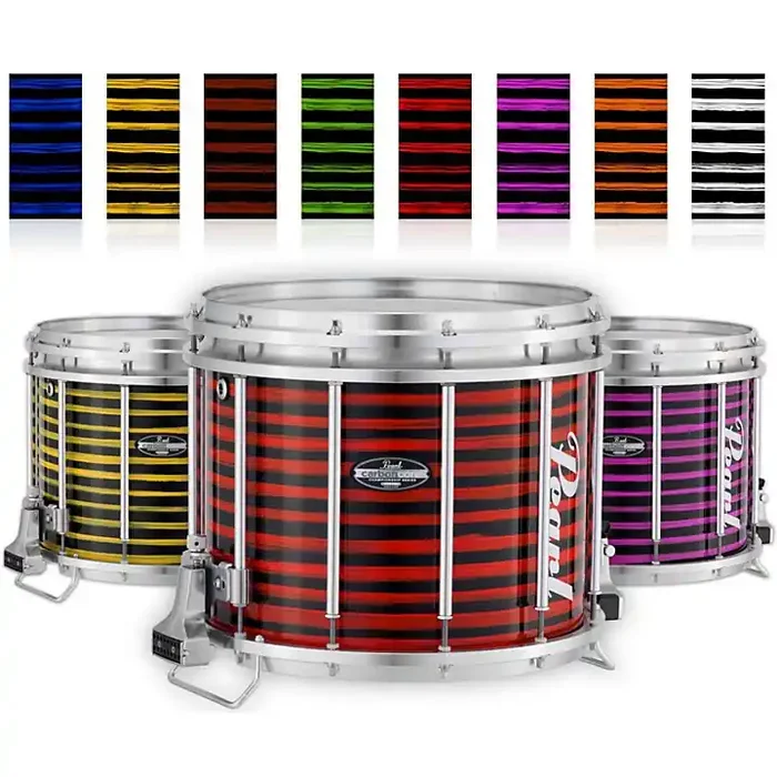 Pearl Championship CarbonCore Varsity FFX Marching Snare Drum Spiral Finish 13 x 11 in. Garnet 994 Guitar Center