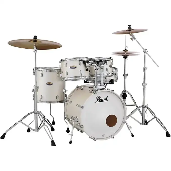 Pearl Decade Maple 5-Piece Shell Pack With 20″ Bass Drum White Satin Pearl Guitar Center