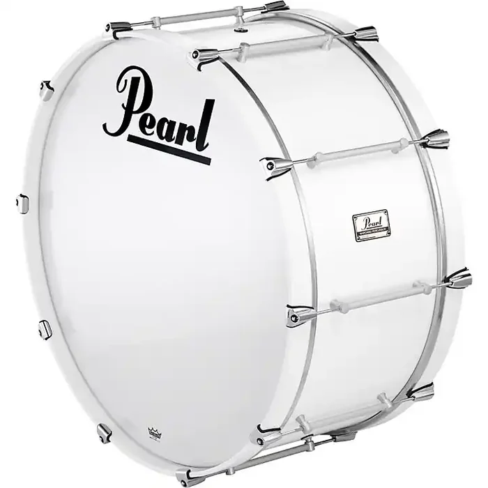 Pearl Pipe Band Bass Drum with Tube Lugs 109 Arctic White 28×12 Guitar Center