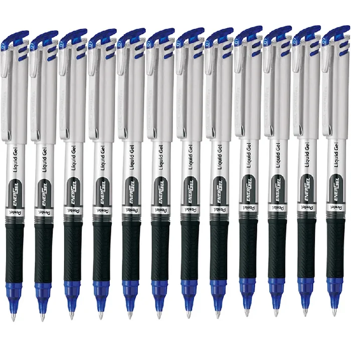 Pentel BL17 Box 12 Energel Gel Ink Pen Medium 0.7mm (Blue)