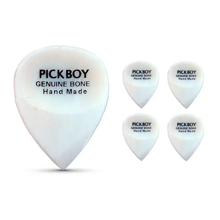 Pick Boy Hand-Made Bone Exotic Guitar Picks Heavy 5 Pack Guitar Center