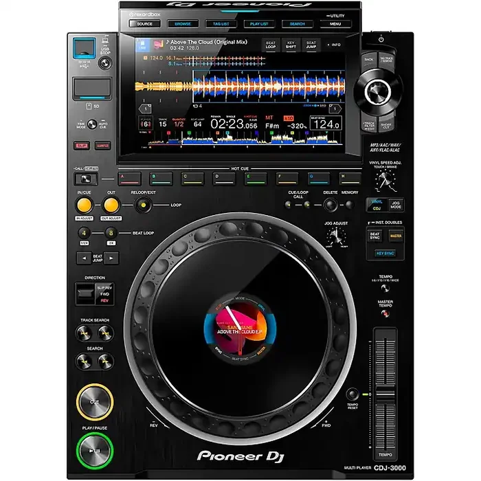 Pioneer DJ CDJ-3000 Professional DJ Media Player Black Guitar Center