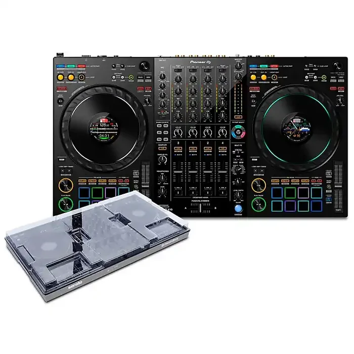 Pioneer DJ DDJ FLX10 and Decksaver Cover Bundle Guitar Center