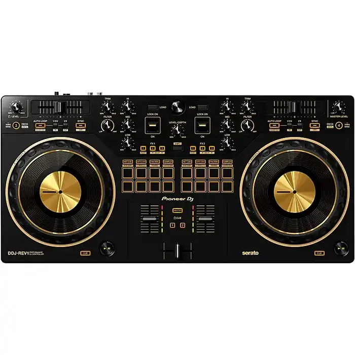 Pioneer DJ DDJ-REV1-N Serato Performance DJ Controller in Limited-Edition Gold Guitar Center