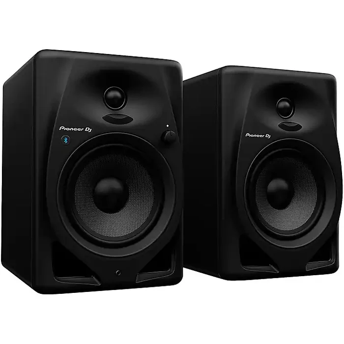Pioneer DJ DM-50D-BT 5″ Desktop Monitor System With Bluetooth Functionality, Black Guitar Center