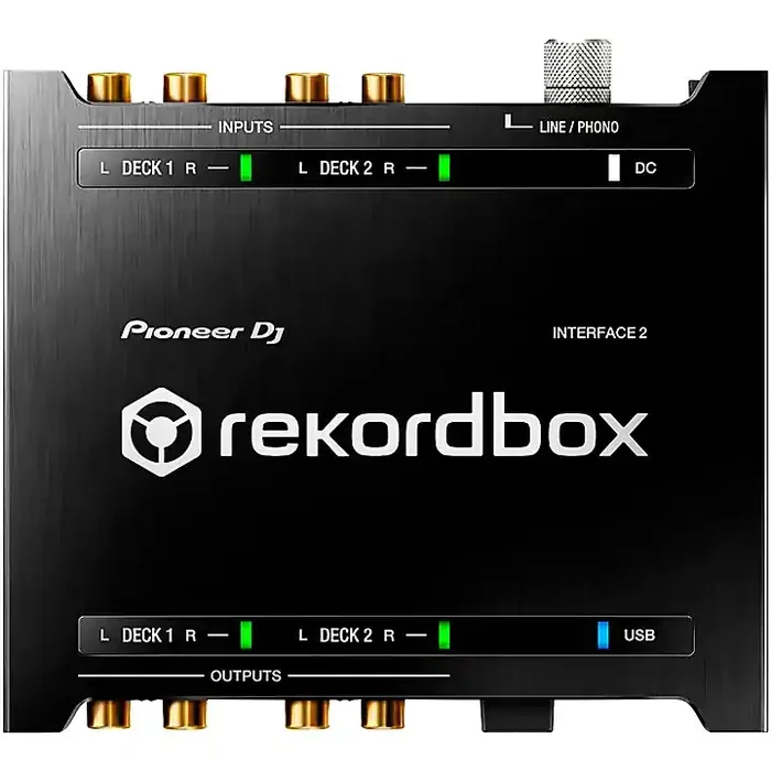 Pioneer DJ INTERFACE 2 USB Audio Interface DVS With rekordbox dj Guitar Center