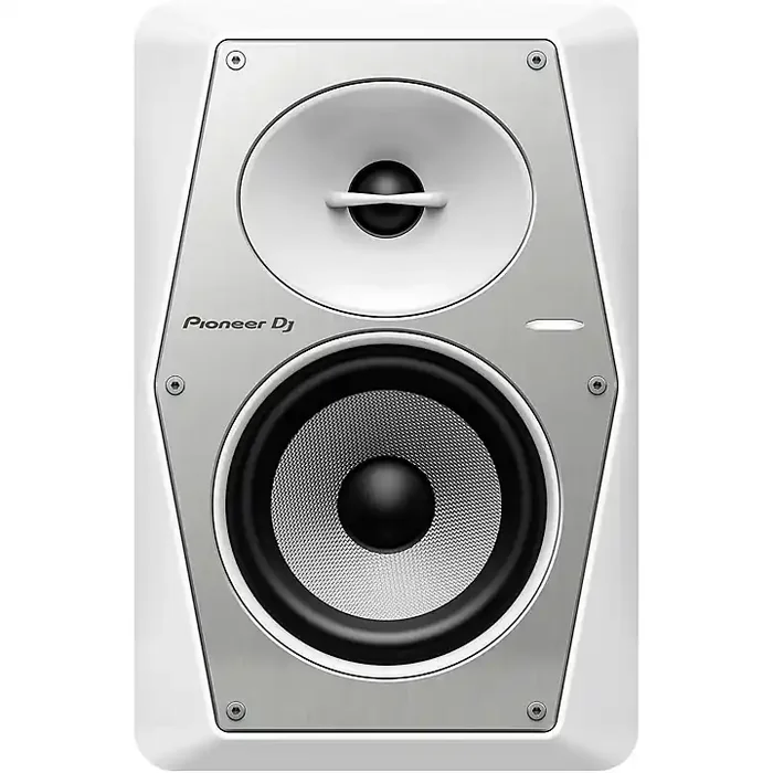 Pioneer DJ VM-50 5″ Active Monitor Speaker (Each), White Guitar Center